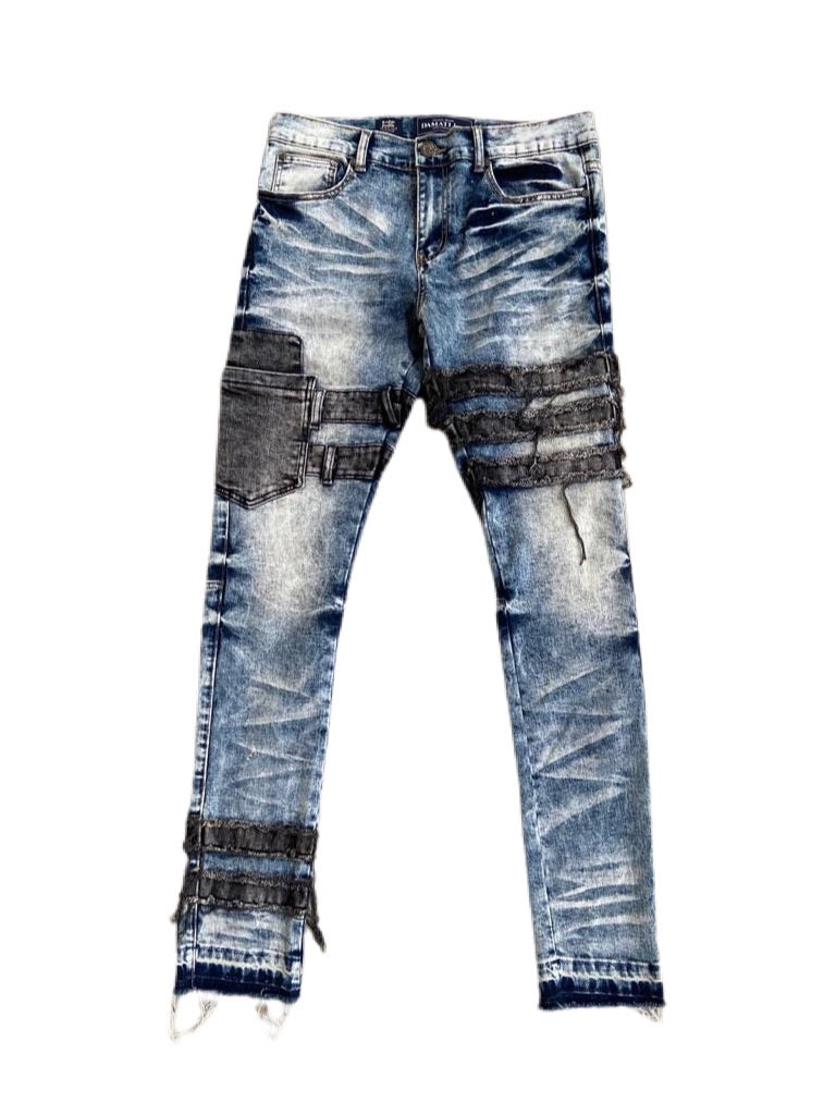 Damati denim (blue/black wash Jean)