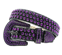 Dna premium Men's belt purple/black