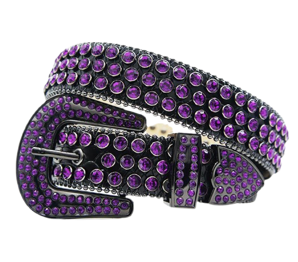Dna premium Men's belt purple/black