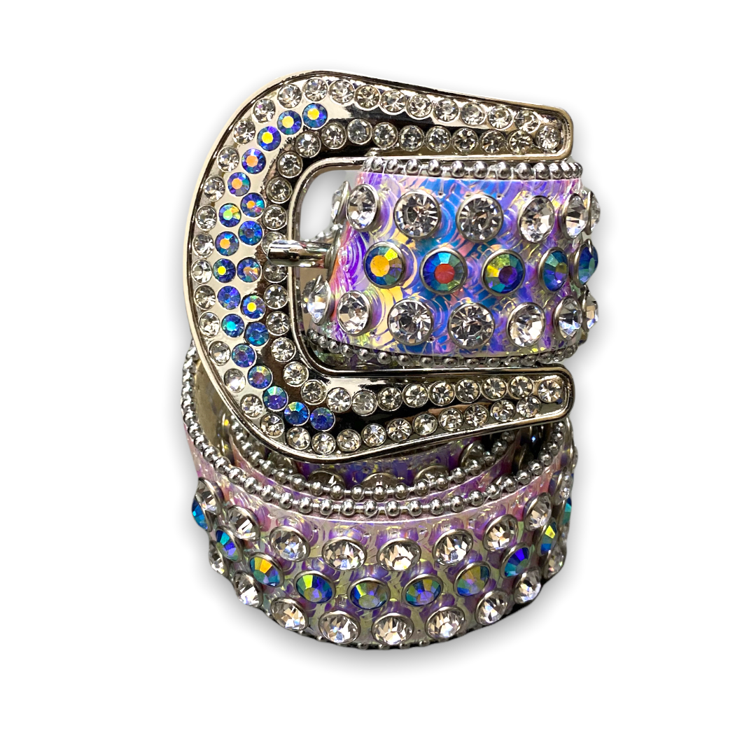 Dna premium Men's belt turquoises /purple