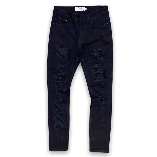 Dna premium (black handcraft cut patch jean)