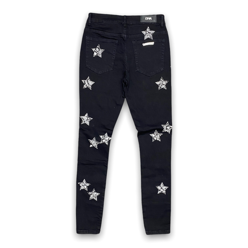 DNA premium (black white Bandana star Jean)