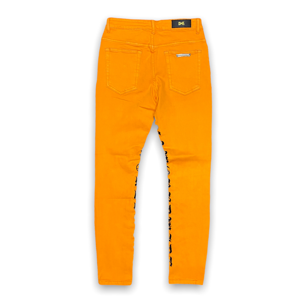 Dna premium (orange/black “worldwide skinny jean)