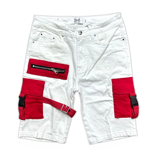 Dna Premium (White/Red Cargo Short)