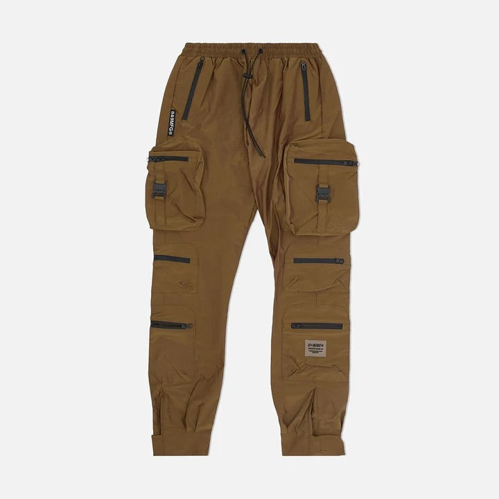 Eight & nine (honey /black combat nylon pant)