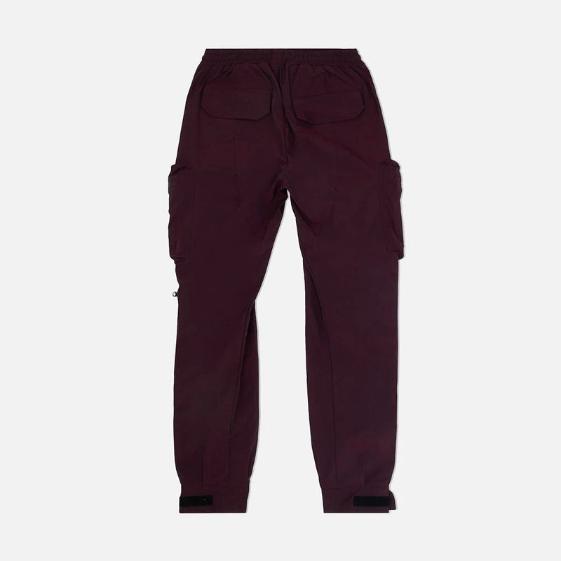 Eight & nine (wine /black combat nylon pant)