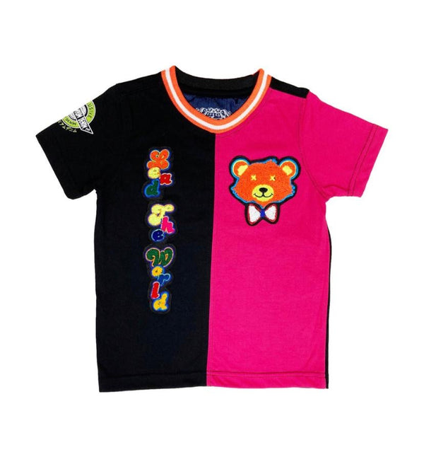 Elite denim (kids pink/Orange/black t-shirt)