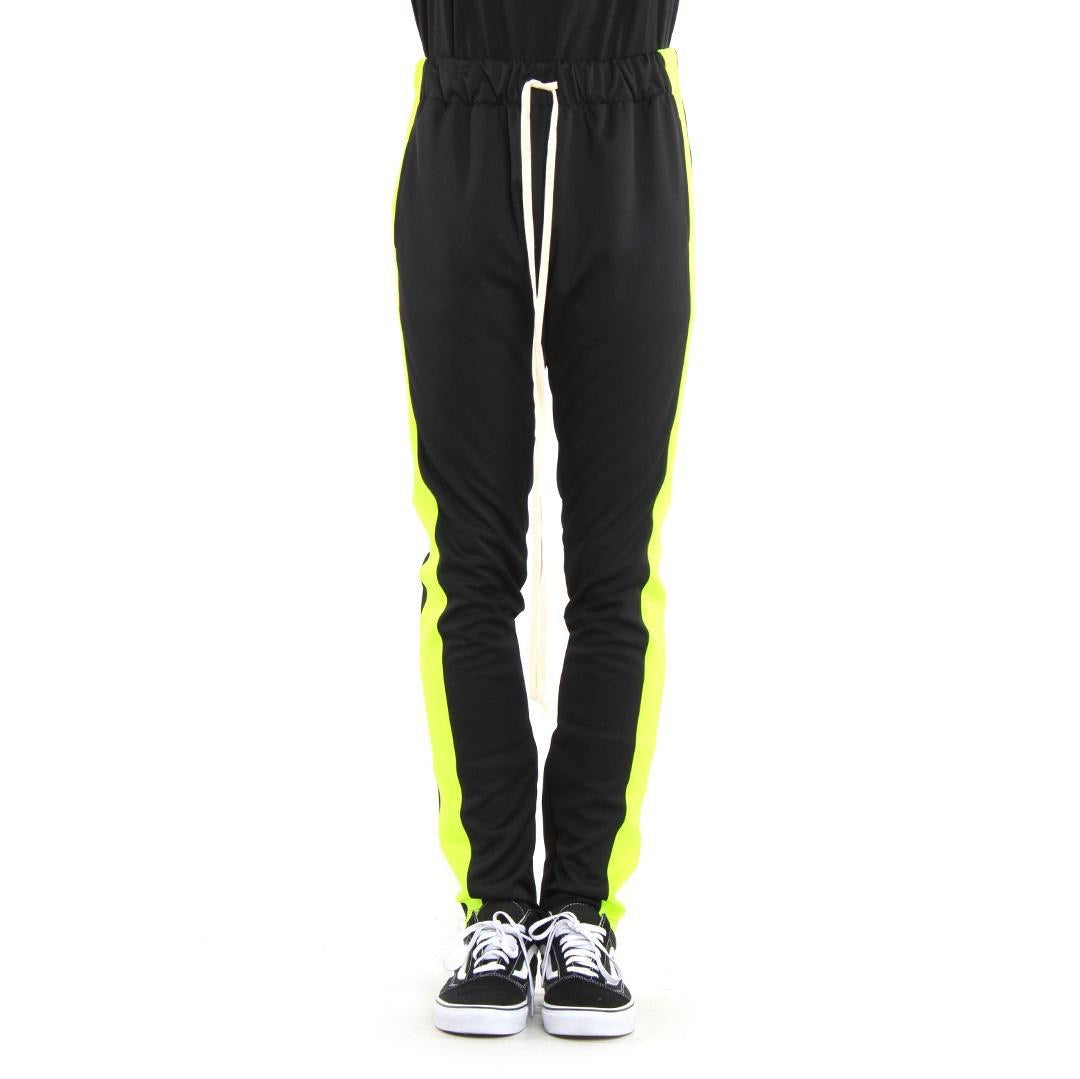 EPTM TRACK PANTS-BLACK/NEON GREEN