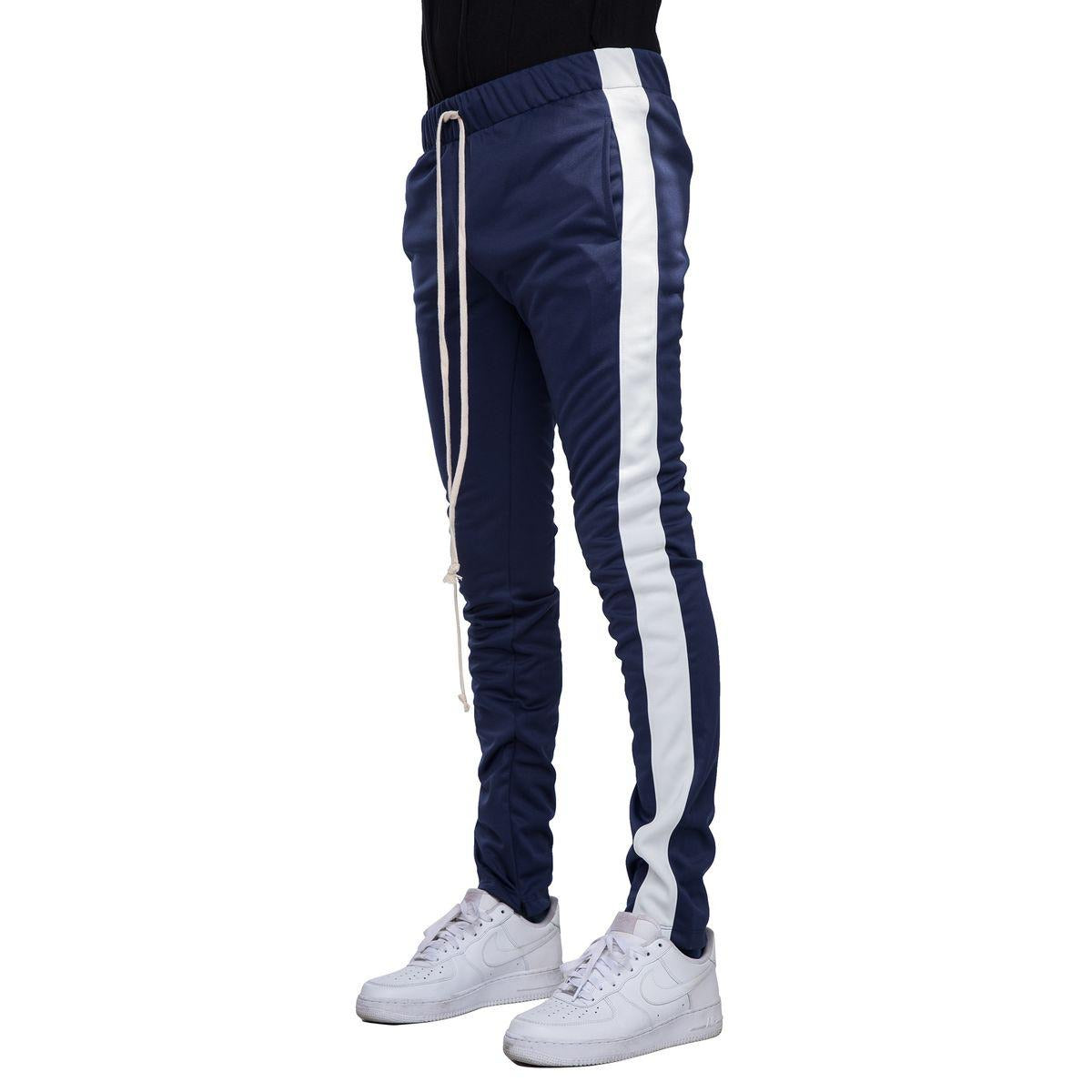 EPTM TRACK PANTS-NAVY/WHITE