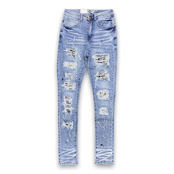 Ferrari massari (blue/black bandana super skinny jean)