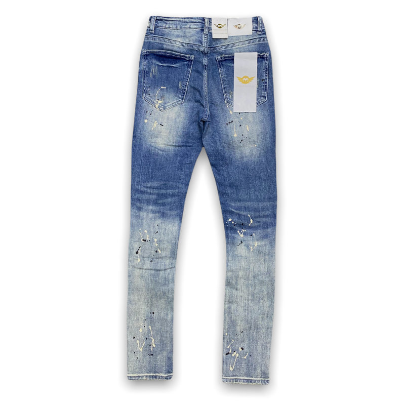 Ferrari massari (blue/sand biker super skinny jean)