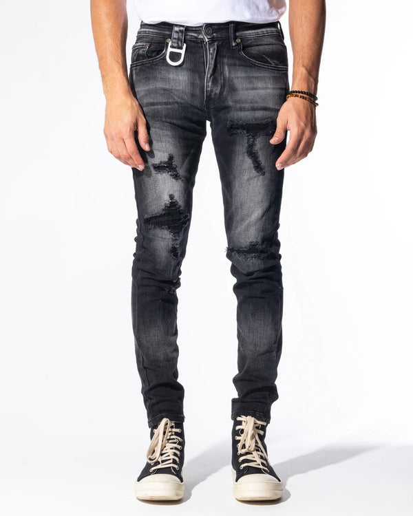 Gala (black wash “Poe denim jean)