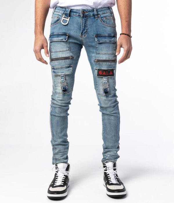 GALA (blue “stash stone washed jean)