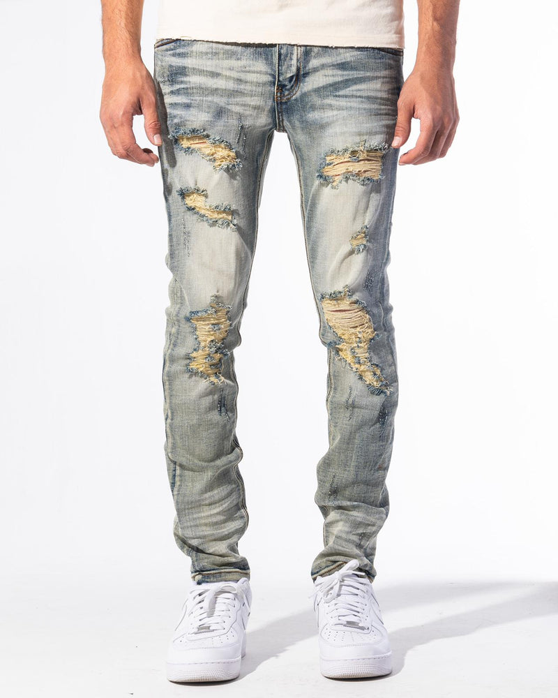 Gala (blue steel wash Kaiser cut jean)