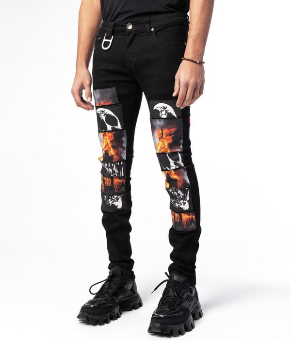 Gala (camo “finale patchwork jean)