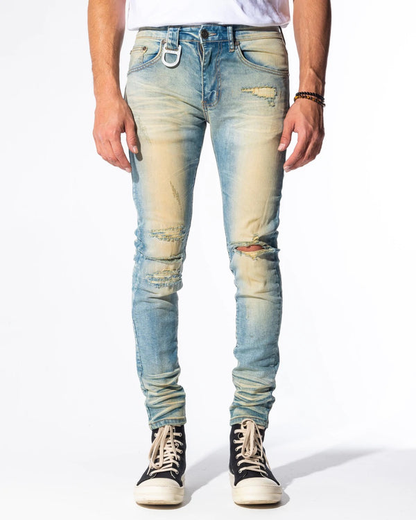 Gala (light wheat blue wash “Hughes denim jean)