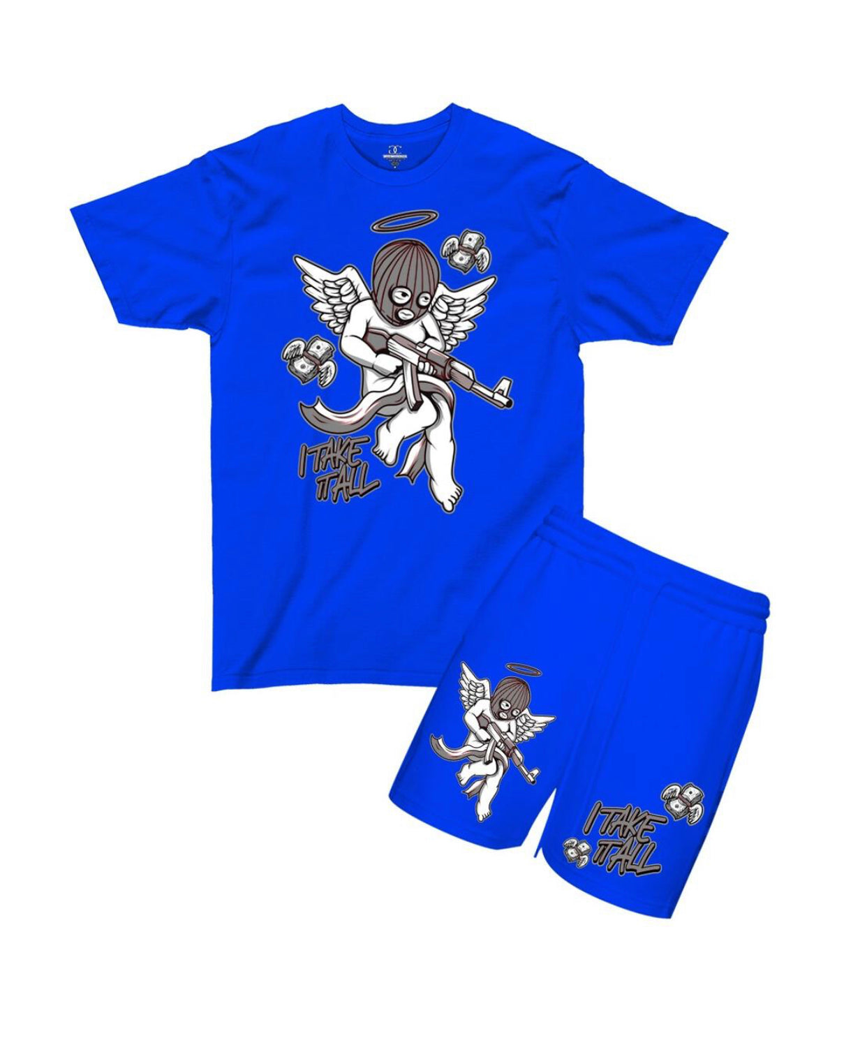 Game changer (royal blue “angel short set)