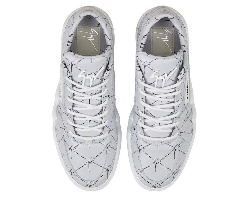 Giuseppe zanotti (grey/white talon sneaker)