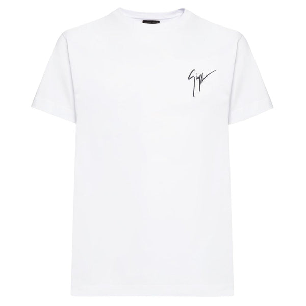 GIUSEPPE ZANOTTI (white Lr -01 crewneck t-shirt)