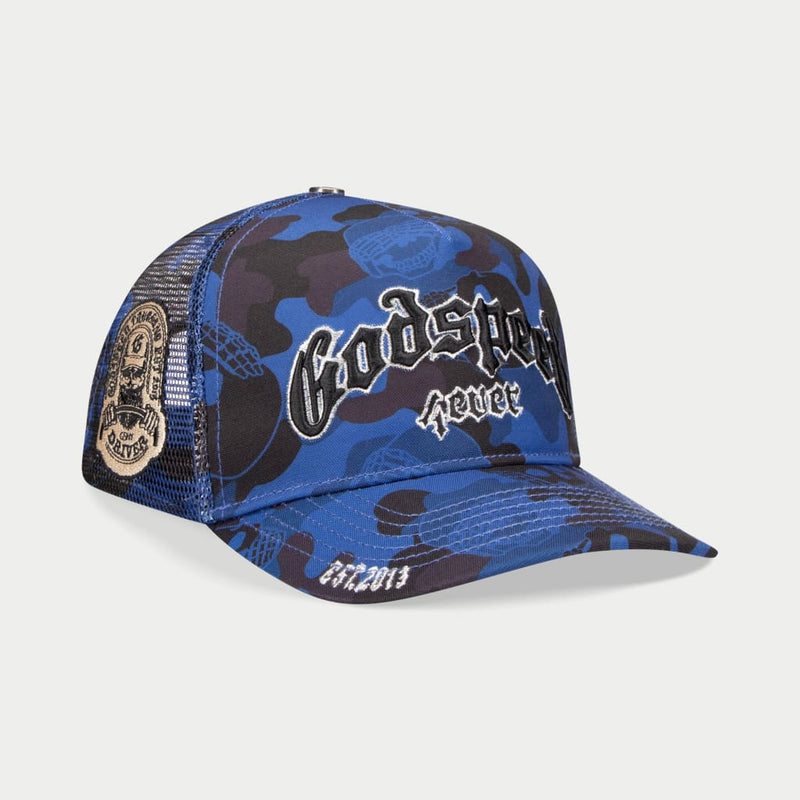 godspeed (cobalt gs forever camo trucker hat)