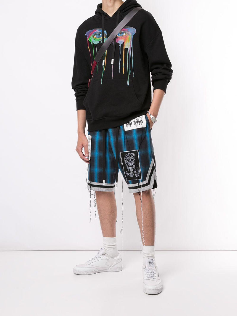 Haculla (black/multi hac eyes hoodie)