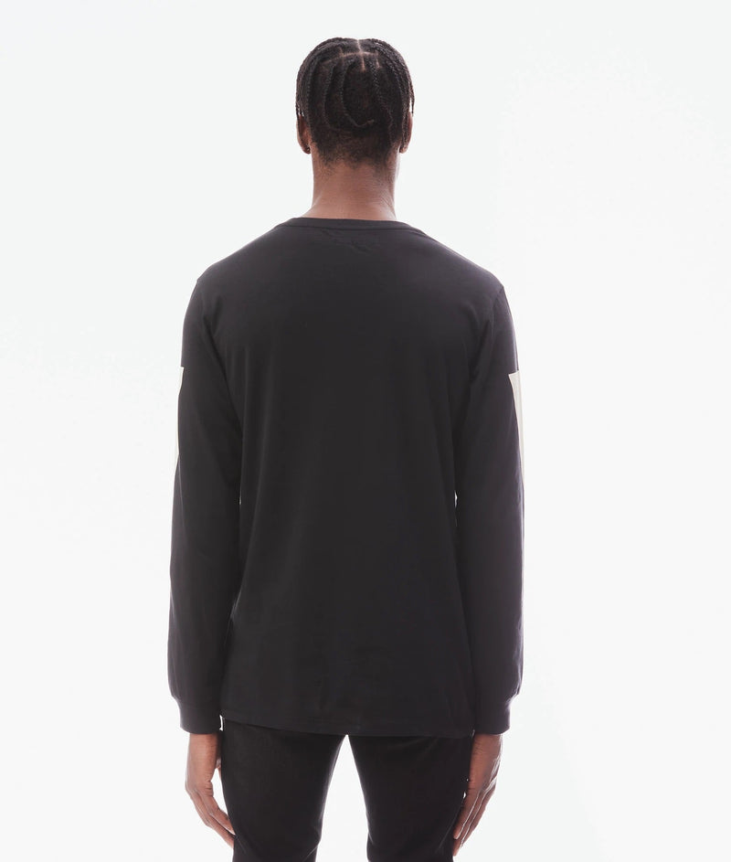 Hvman (black long sleeve crewneck t-shirt)