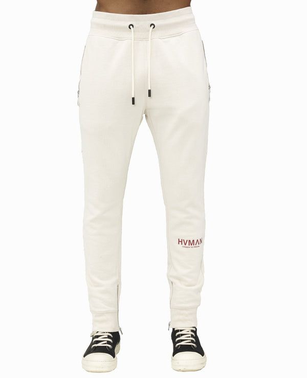 Hvman (cream Jogger pant)