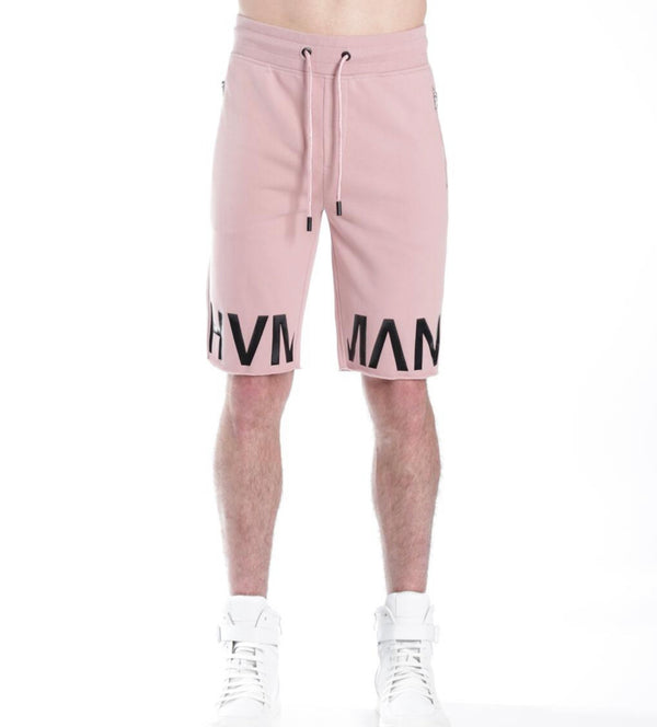 Hvman (dusty pink French terry sweat short)