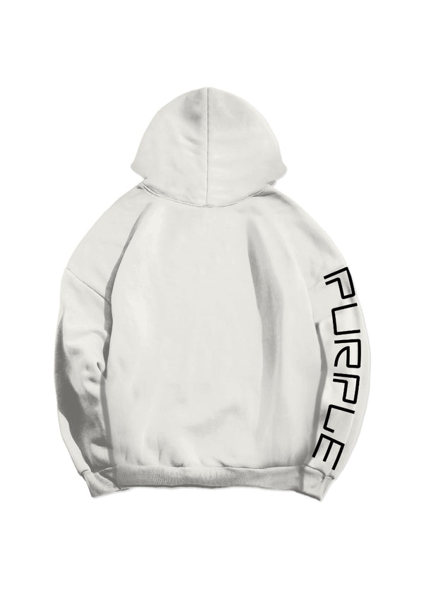 purple brand (coconut french terry pull over hoodie wordmark)