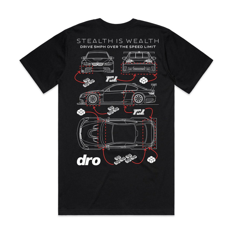 Dro clothing (black “dro imports t-shirt)