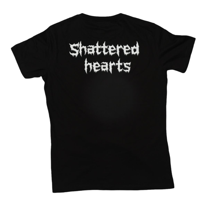 Shattered hearts (black “summer of sins t-shirt)