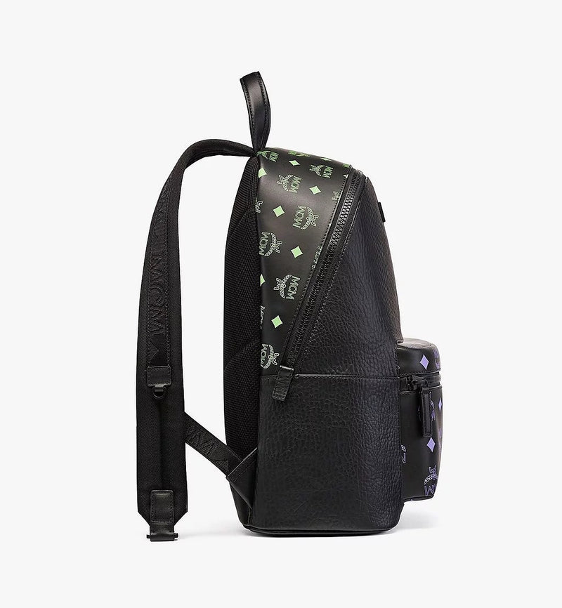 Mcm (Stark Backpack in Color Splash Logo Leather)