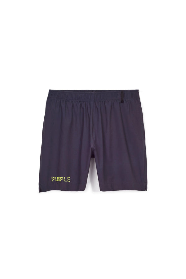 Purple brand ( black solid swim short)