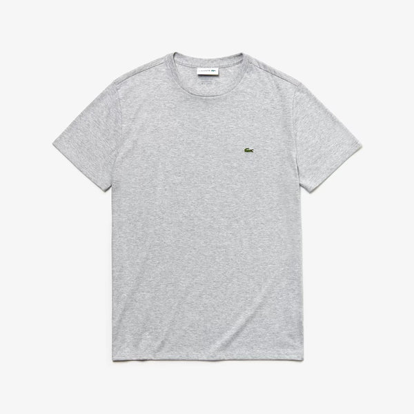 Lacoste (Men's Crew Neck Pima Cotton Jersey grey T-Shirt)