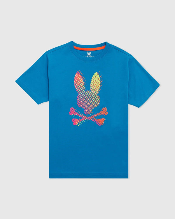 Psycho bunny (mens seaport blue hindes graphic t-shirt)