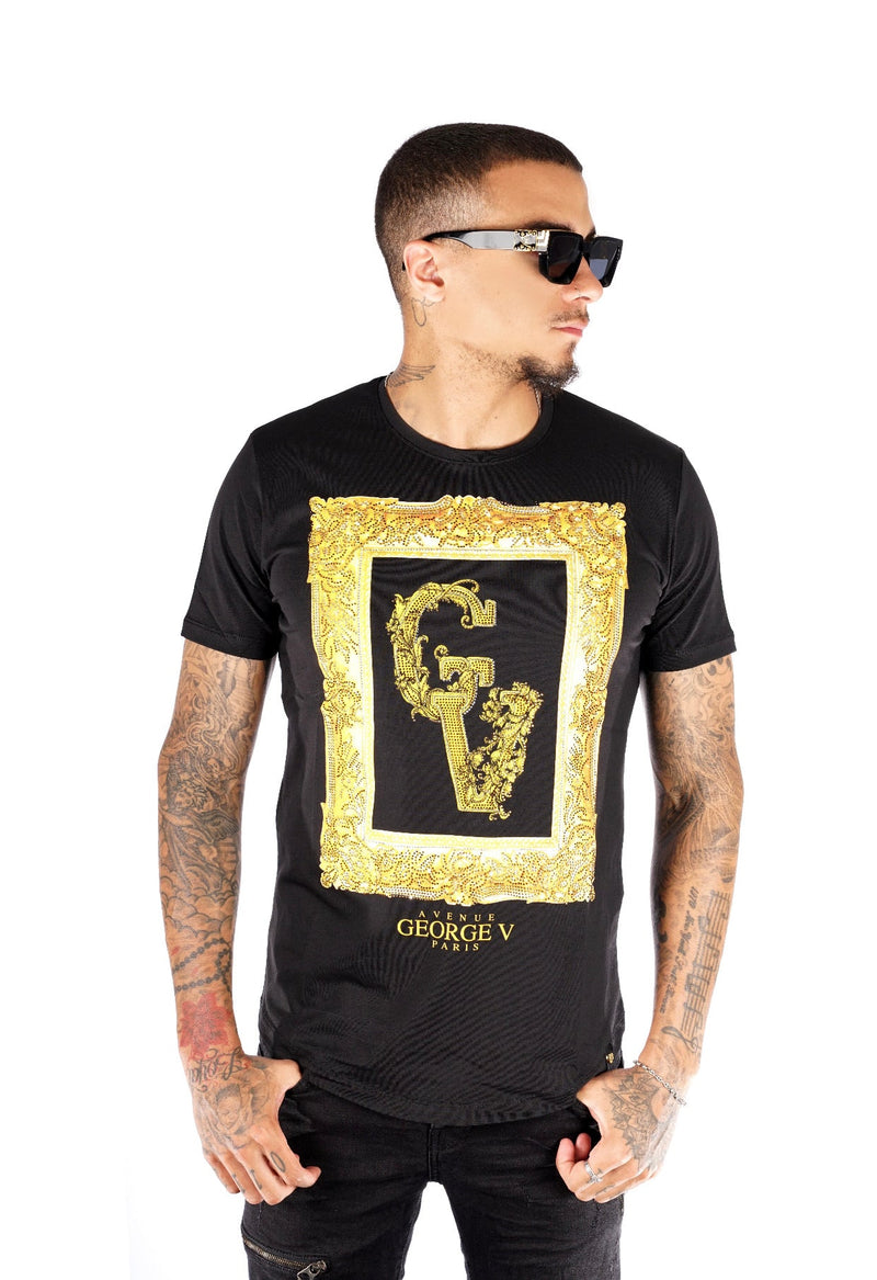 Avenue George (black/gold crewneck t-shirts)