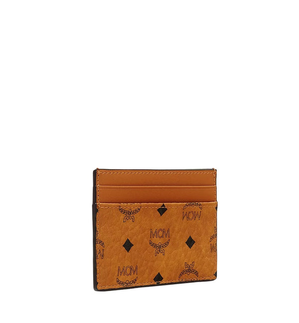 Mcm (cognac Card Case wallet in Visetos Original)