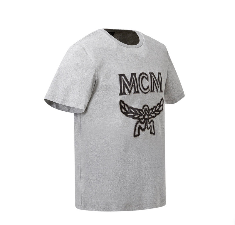 MCM (Grey Men's Logo crewneck T-Shirt)