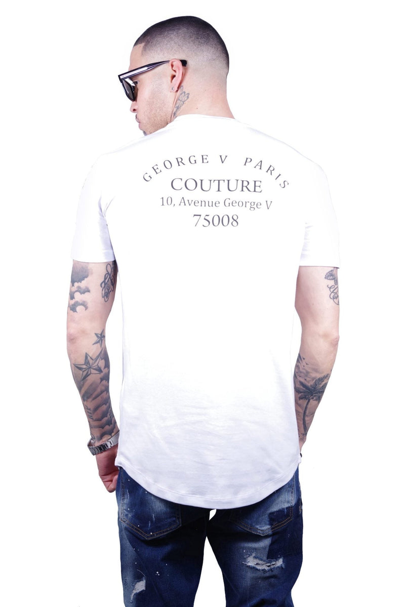 Avenue George (White /Gold crewneck t-shirts)