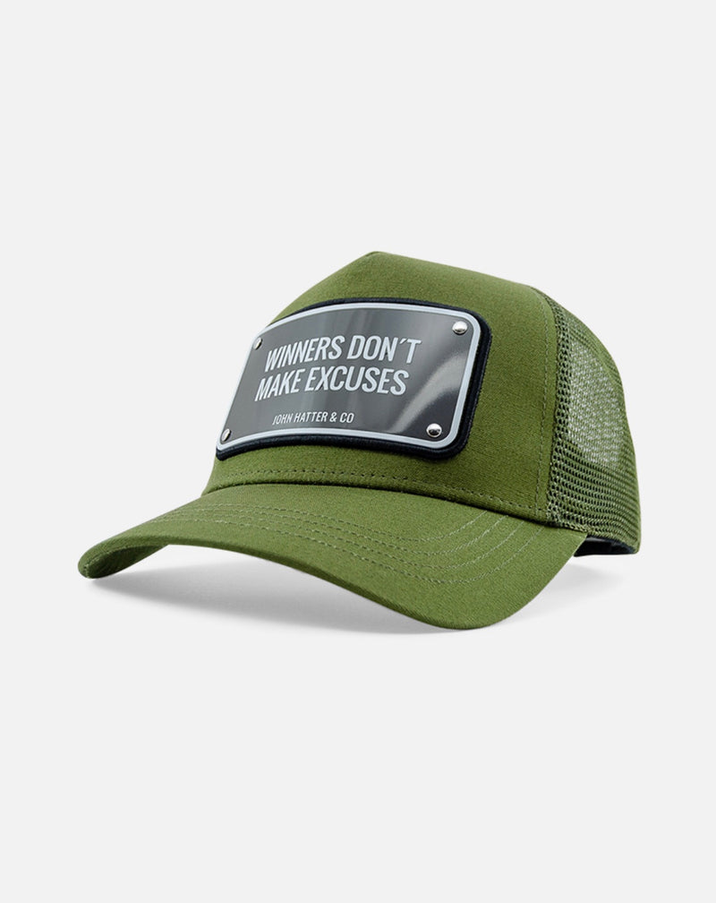 John hatter & Co (olive “winner don’t make excuses hat)