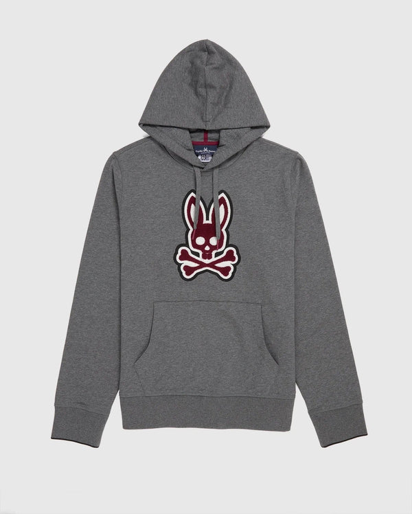 Psycho bunny (heather storm mens patchin hoodie)