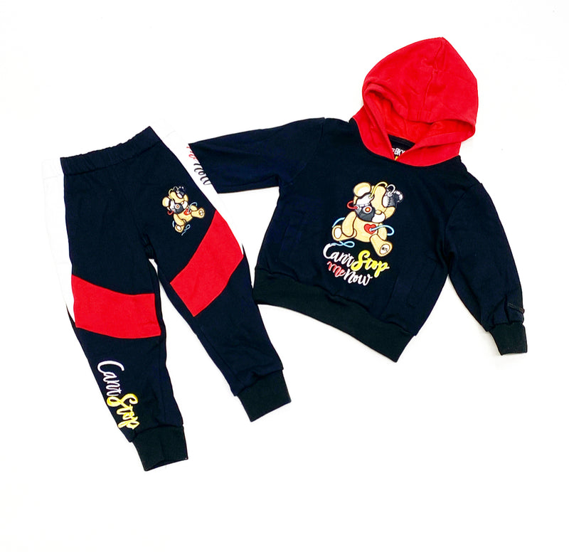 BKYS (kids red “can’t stop me now jogging set)
