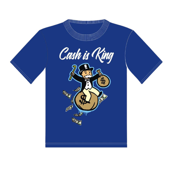 Focus (royal blue “cash is king t-shirt )