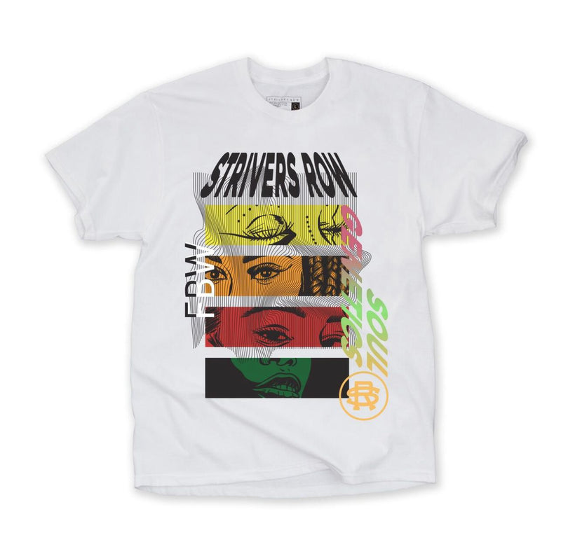 Strivers row (white “soul genetics t-shirt)