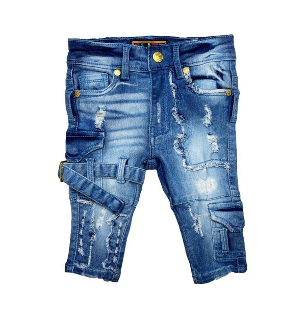 Elite denim  (kid’s light blue cut jean )