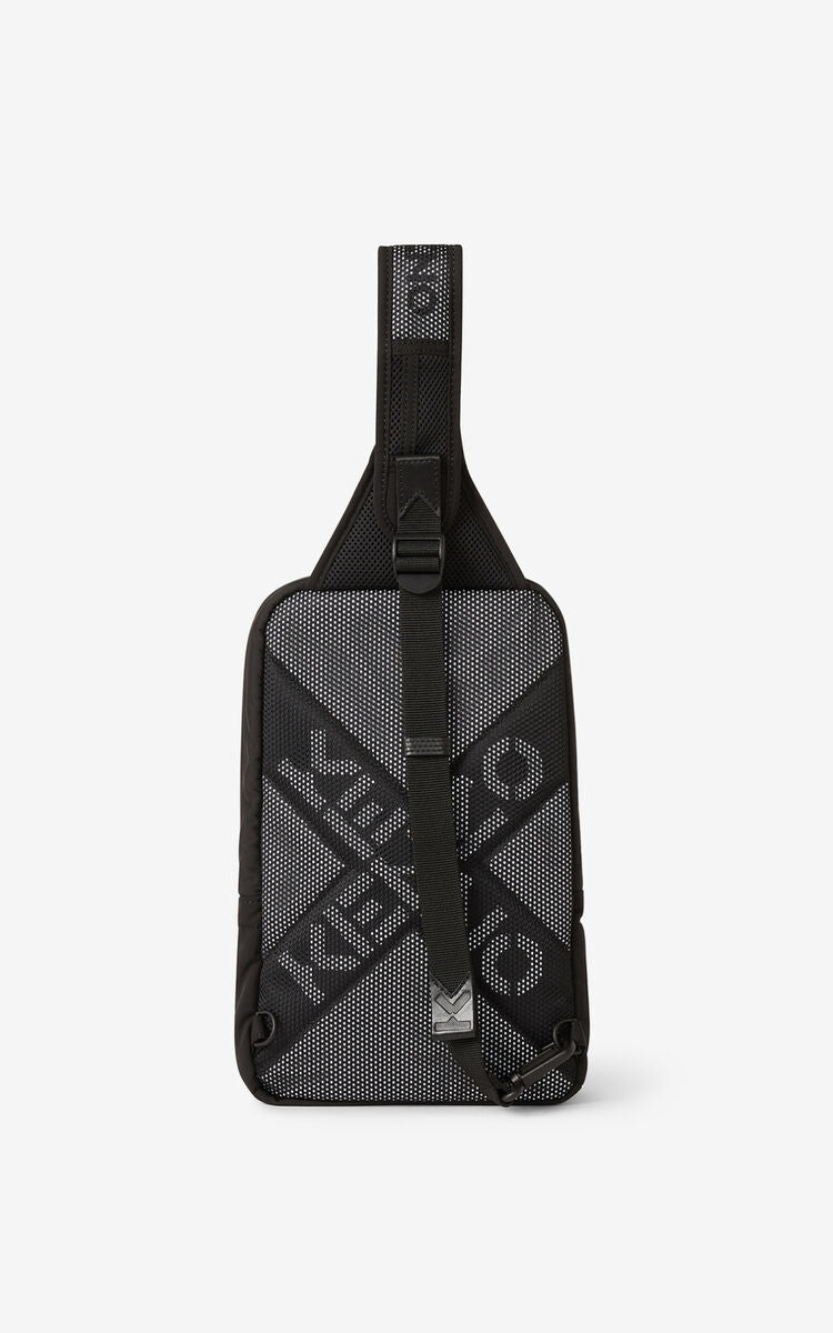 Kenzo (black sport backpack with strap)