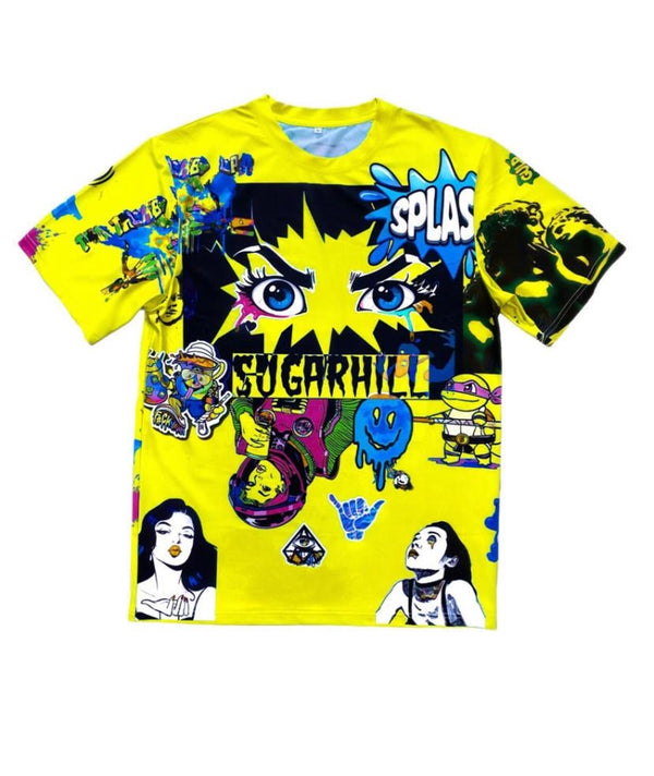 Sugar hill (Yellow crewneck t-shirts)