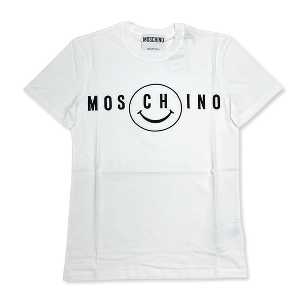 Moschino (white smiley organic cotton t-shirt)