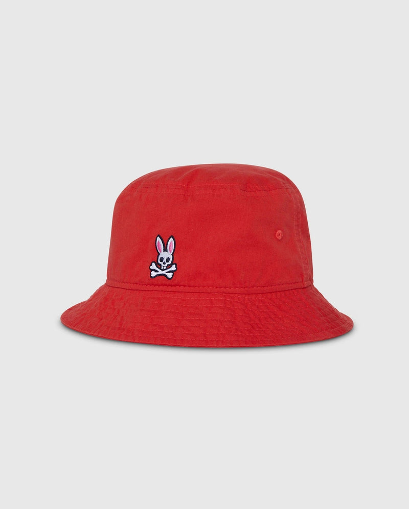 Psycho bunny (mens red classic bucket hat)