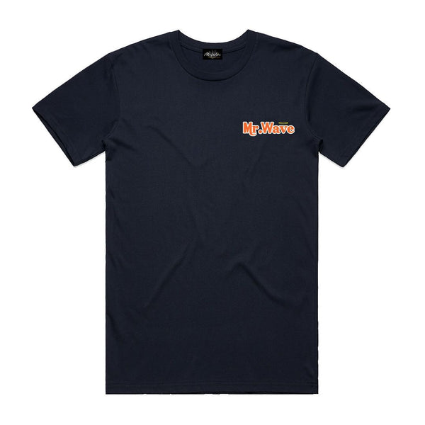 Mr. wave (navy “live simple t-shirt)
